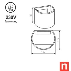 Außen Wandleuchte Midnattssol LED EL 7W-O Aus Aluminium, IP54 7W 230V 17 Außen Wandleuchte Midnattssol LED EL 7W-O Aus Aluminium, IP54 7W 230V -Lampen Förderung Massen Rund 61a52e29 72f9 4097 83c3 b79bea8b35dd