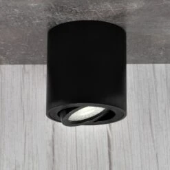 LED Aufbauleuchte 6.2W Dimmbar Milano Rund Alu-Schwarz GU10 230V 11 LED Aufbauleuchte 6.2W Dimmbar Milano Rund Alu-Schwarz GU10 230V -Lampen Förderung RC1 455edd6c 1e4e 47e0 8886 1fb5b3a21db6