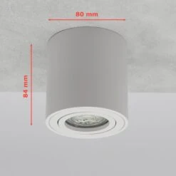 LED Aufbauleuchte 6.2W Dimmbar Milano Rund Alu-Schwarz GU10 230V 13 LED Aufbauleuchte 6.2W Dimmbar Milano Rund Alu-Schwarz GU10 230V -Lampen Förderung RundMassen 56302a6e b170 4742 8ad6 a93bfac345c6