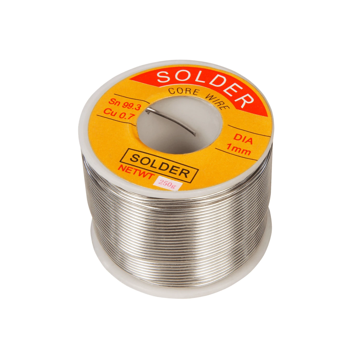 Lötzinn McPower Ø1mm 250g Rolle Bleifrei 1 Lötzinn McPower Ø1mm 250g Rolle Bleifrei