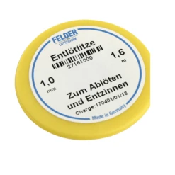 Entlötlitze FELDER 1,0mm Mit Halogenfreiem Flussmittel Getränkte Kupferlitze 1,60m Spule