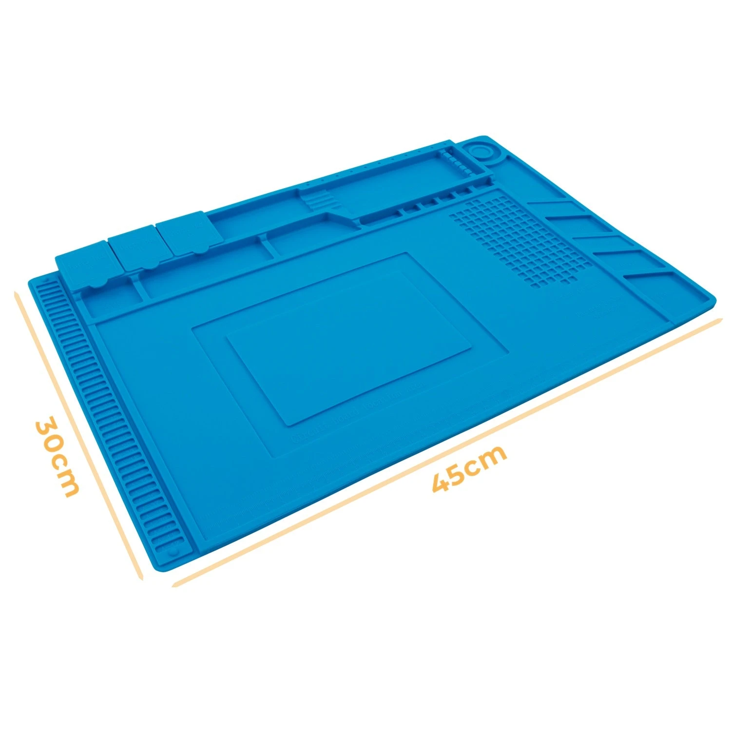 Silikon-Lötmatte McPower "LM-16" 45x30cm Hitzebeständig Antistatisch 4 Silikon-Lötmatte McPower "LM-16" 45x30cm Hitzebeständig Antistatisch – Bild 4