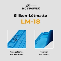 Silikon-Lötmatte McPower "LM-18" 55x35cm Hitzebeständig Antistatisch 7 Silikon-Lötmatte McPower "LM-18" 55x35cm Hitzebeständig Antistatisch -Lampen Förderung Silikon L tmatte McPower LM 18 55x35cm Hitzebest 1