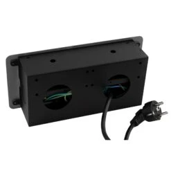 Tisch-Einbausteckdose Rostock 3x Steckdose, 1,8m Kabel, 267x120x68mm -Lampen Förderung Tisch Einbausteckdose McPower TS 03S 3x Steckdos 11 1 8