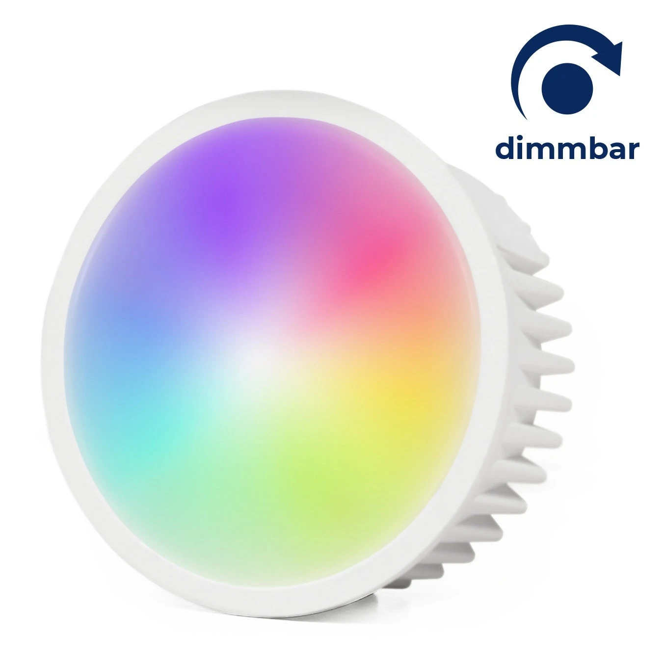 Aufbaustrahler Aus Aluminium MILANO SMALL (Weiß-Matt) + LED SMART 5W Warmweiß + RGB Extra-flach IP44 230V 2 Aufbaustrahler Aus Aluminium MILANO SMALL (Weiß-Matt) + LED SMART 5W Warmweiß + RGB Extra-flach IP44 230V – Bild 2