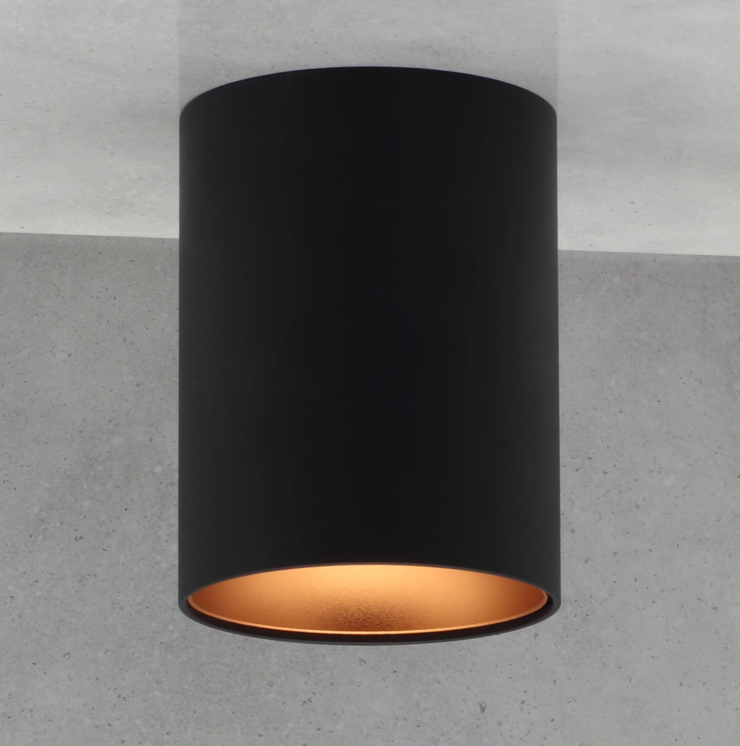 LED Aufbaustrahler Riti 8W Rund Warmweiß Schwarz + Kupfer 230V 2 LED Aufbaustrahler Riti 8W Rund Warmweiß Schwarz + Kupfer 230V – Bild 2