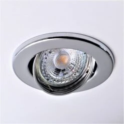 LED Einbaustrahler Decoro 6.2W Dimmbar Rund Chrom GU10 230V