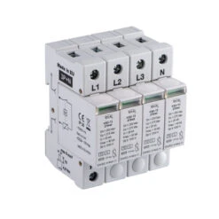 Überspannungsschutzgerät, Niederspannungsableiter, T2, 4x / IP20 / 230V