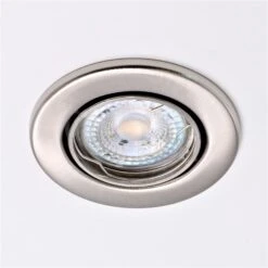 LED Einbaustrahler Decoro 6.2W Dimmbar Rund Matt-Chrom GU10 230V -Lampen Förderung mc2 65455c3a fc95 4e5a bb6e fdd6147ee9f7
