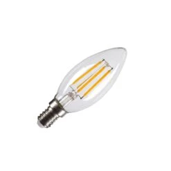 LED Leuchtmittel Dimmbar Transparent 4,2W 2700K CRI90 320° E14 230V