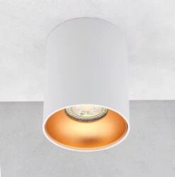 LED Aufbaustrahler Riti Rund Schwarz Weiß Kupfer 230V -Lampen Förderung w g oben 96adfefb 0226 4c9f b13d a91b182a8e75