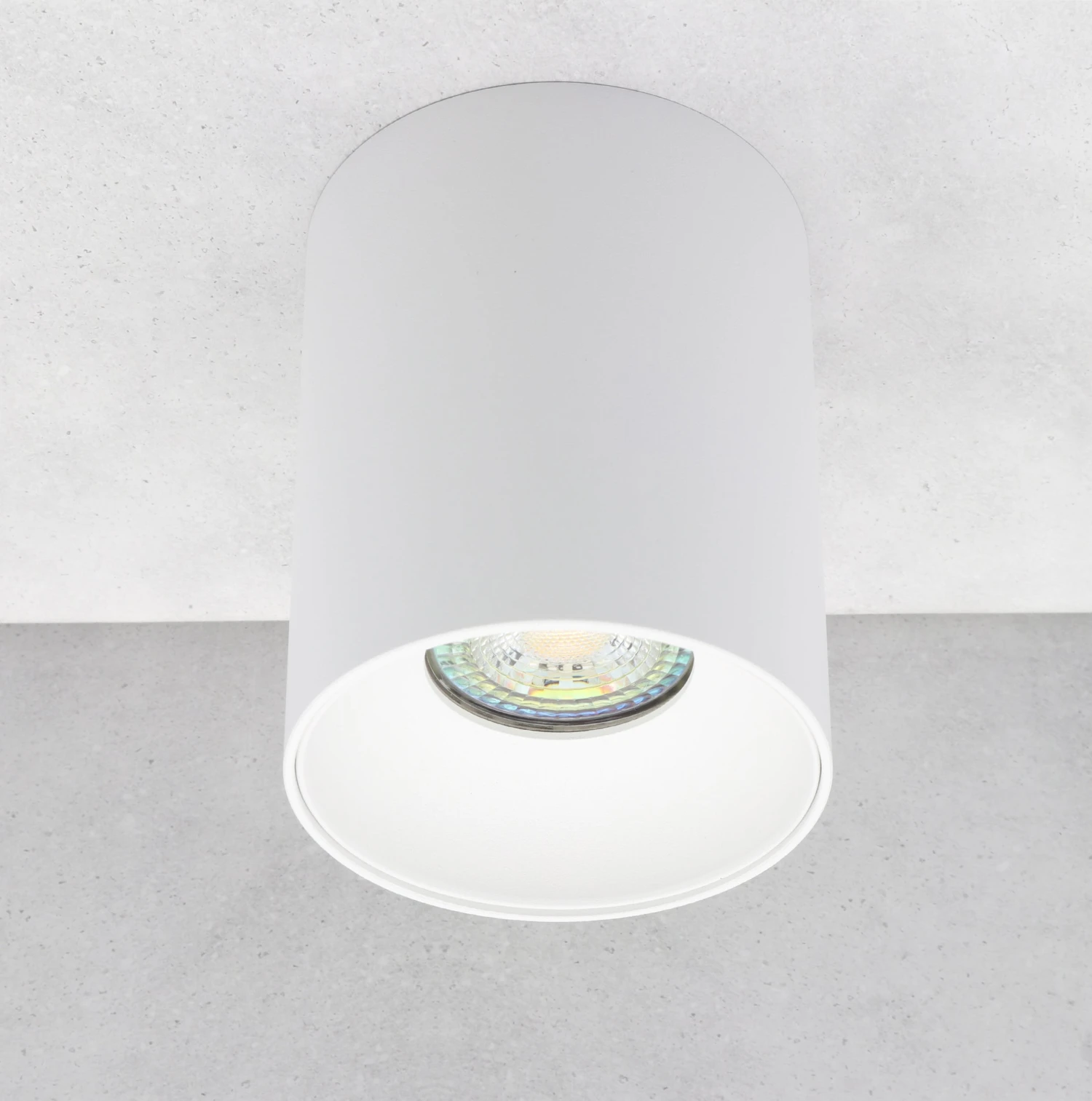 LED Aufbaustrahler Riti 8W Rund Warmweiß Weiß + Weiß 230V 1 LED Aufbaustrahler Riti 8W Rund Warmweiß Weiß + Weiß 230V